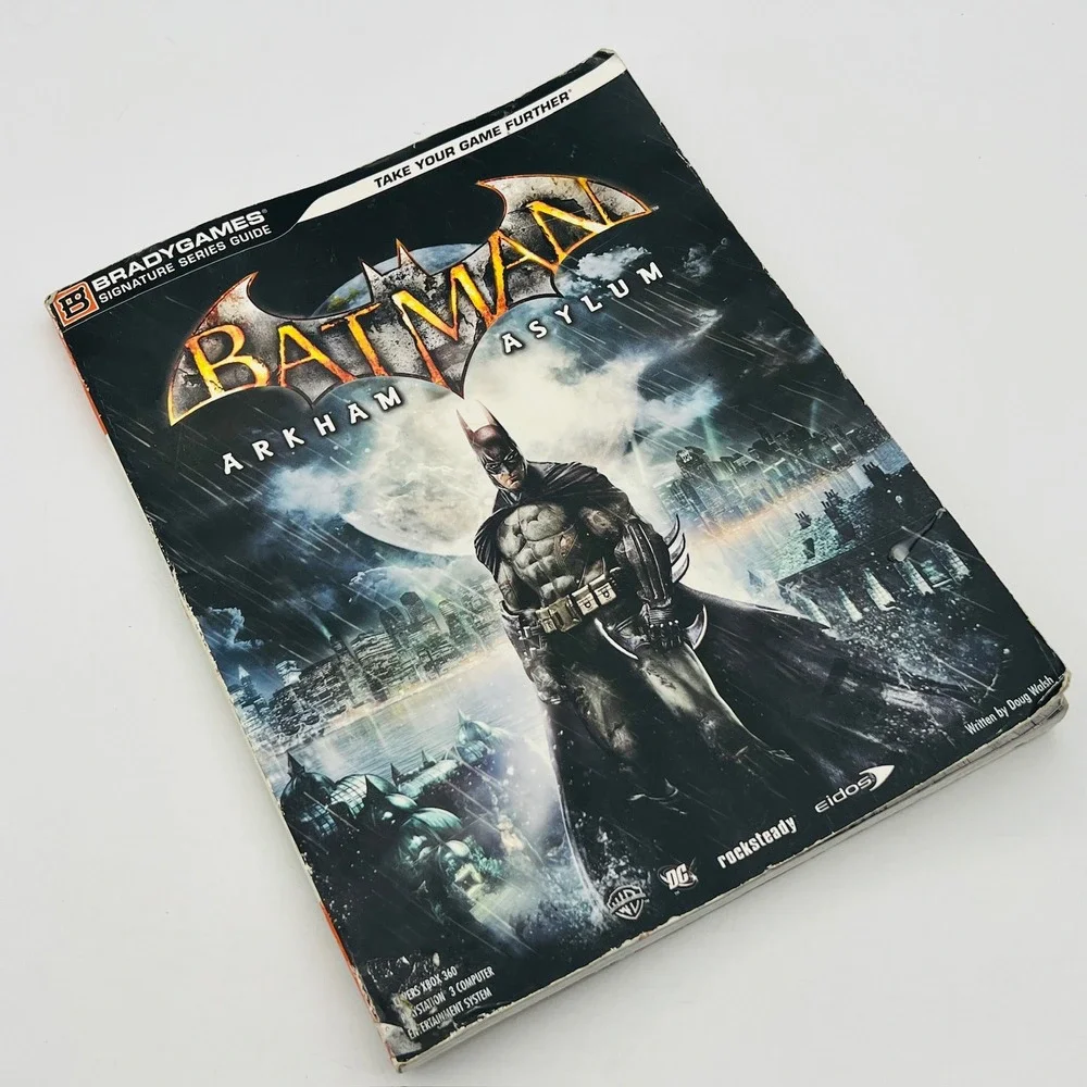 Batman Arkham Asylum BradyGames Signature Series Strategy Guide PS3 Xbox 360 PC